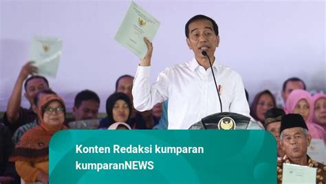 Jokowi Bagikan 2 000 Sertifikat Tanah Di Pasar Minggu Kumparan