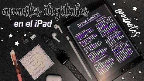 ¿cómo Hago Apuntes Simples Bonitos Y Eficaces En El Ipad♡ Goodnotes 5 Youtube