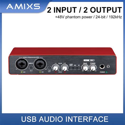 Amixs Uc Audio Interface Para Grava O De Computador Unidade Livre Usb