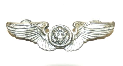 Vintage Ww2 Army Air Corps Air Crew 3 Sterling Silver Pilot Wings Military Ebay