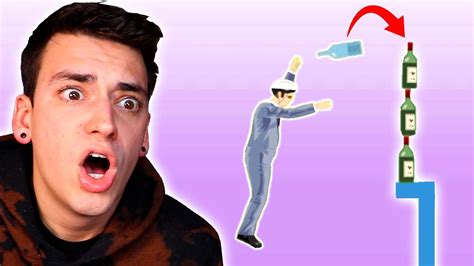 THE GREATEST BOTTLE FLIP EVER Happy Wheels YouTube