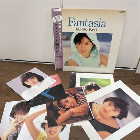 【目立った傷や汚れなし】稀少帯付lp 酒井法子 Noriko Sakai ファンタジア Fantasia Part 1 Sjx 30334