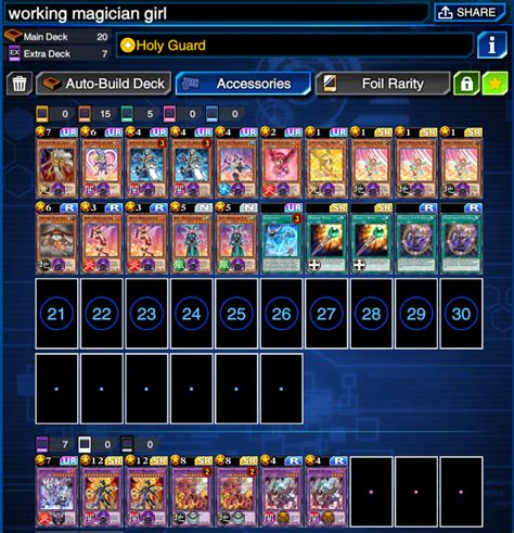 Working Magician Girl Deck : r/DuelLinks