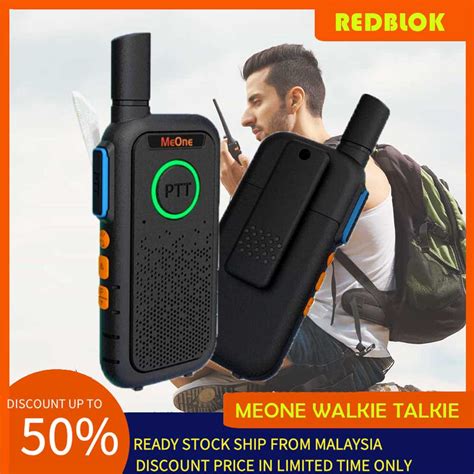 🔥ready Stock🔥redblok Meone Walkie Talkies Usb Audio Mini 2 Way Radio