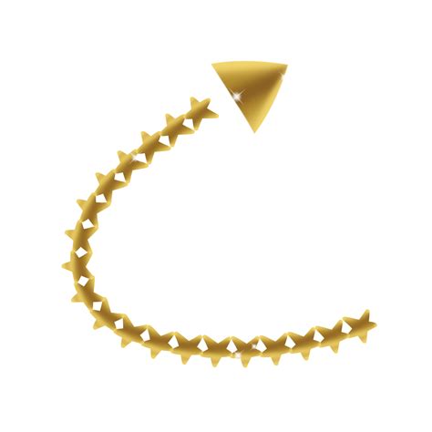 Sparkling Gold Arrow 24593637 Png