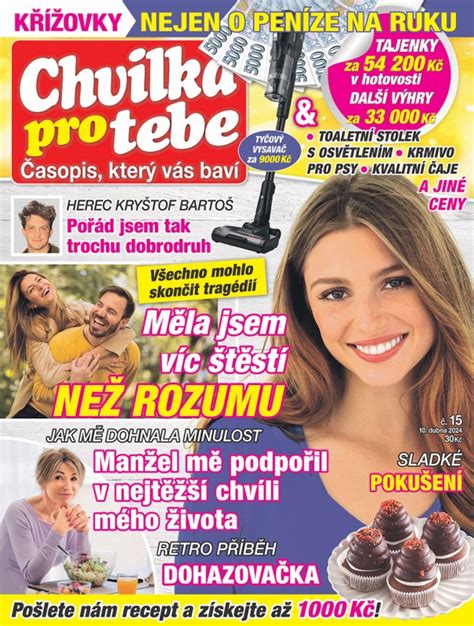 Chvilka Pro Tebe P Edplatn Asopisy Magaziny Cz