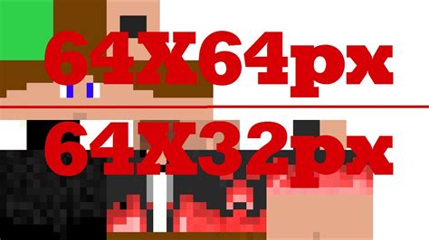 Tuto Comment Convertir Son Skin Minecraft En 64 Pixels Sur 32 Pixels Youtube