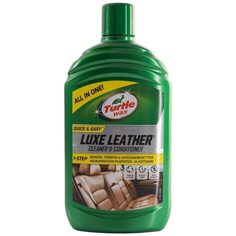 Turtle Wax Leather Cleaner And Conditioner Interiørrens Total Rentdk