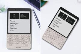 BlackBerry-Like Minimal Smartphone Has an E-Ink Display and QWERTY ...