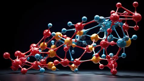 Science Molecule, Molecular DNA Model Structure Stock Illustration ...