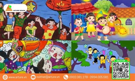 tuong trang tri trung thu don gian  la dep nhat