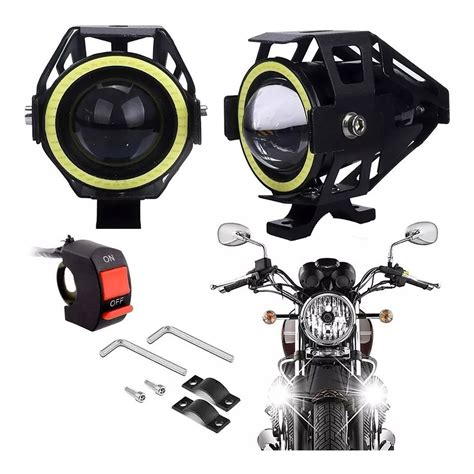 Farol Milha Led Cb X Versys U Angel Eyes Mini W