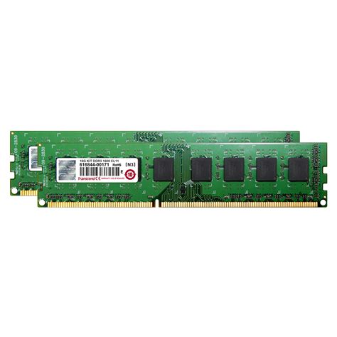 Transcend デスクトップpc用増設メモリ 16gb（8gb×2） Ddr3 1600 Pc3 12800 U Dimm