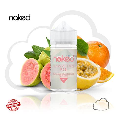 Juice Naked Latam Hawaiian Pog Ice Ml White Cloud Brasil