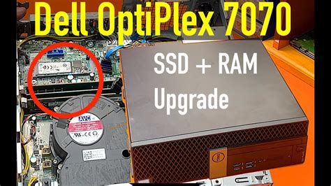 Dell OptiPlex 7070 SSF SSD Uprade RAM Upgrade YouTube