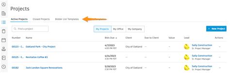 How To Create Bidder List Templates Buildingconnected Us