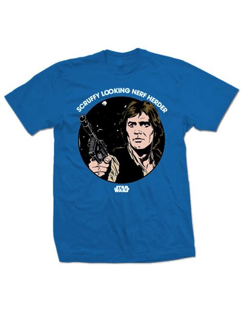 Star Wars Scruffy Looking Nerf Herder T Shirt Blue Suicide Glam