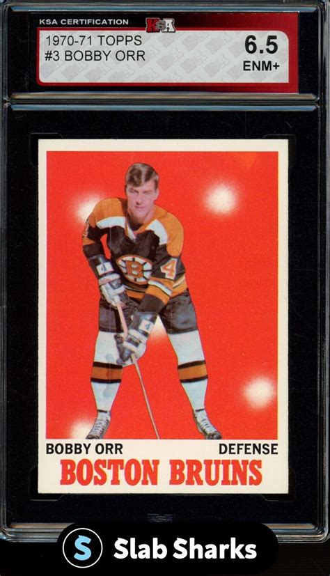 Topps Bobby Orr Hof Boston Bruins Ksa Ebay