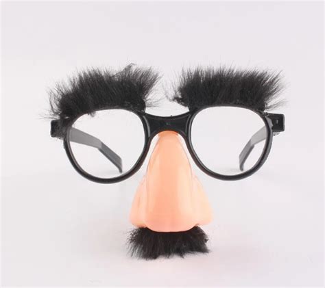 Halloween Big Nose Funny Glasses Big Nose Hair Eyebrow Props Halloween Mustache Cosply Props