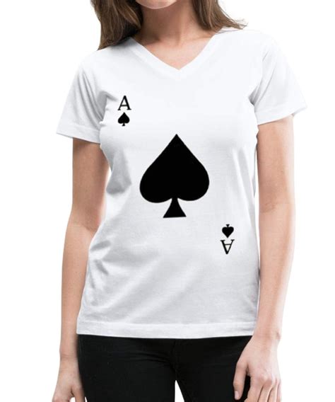 Ace Of Spades Playing Card T Shirt 4967 Jznovelty