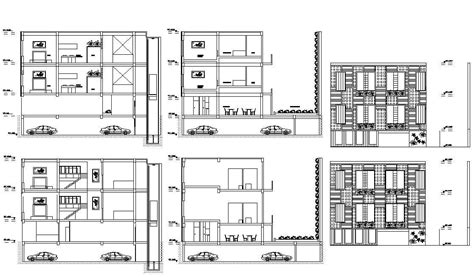 House Building Design Dwg File Cadbull