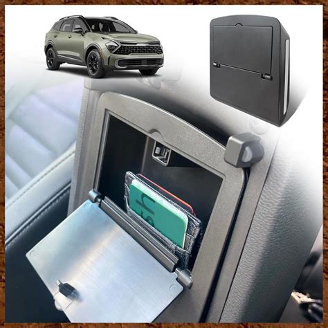 Snapklik Muslogy For Sportage 2023 2024 Armrest Hidden Storage