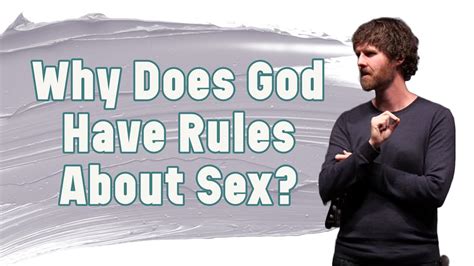 Why Does God Have Rules About Sex Oct 23 22 Youtube