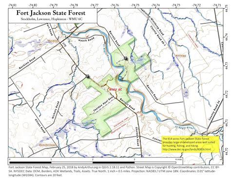 Map: Fort Jackson State Forest – Andy Arthur.org