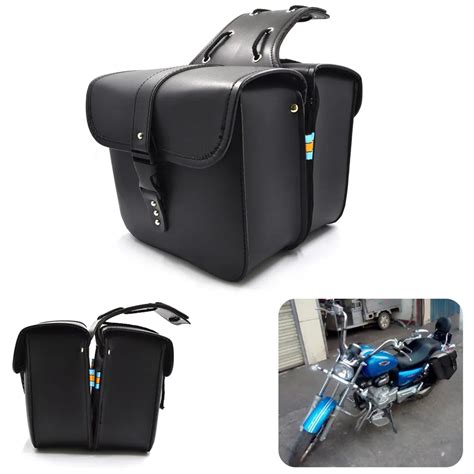 Bolsas de sillín de motocicleta universales para Harley Sportster XL883