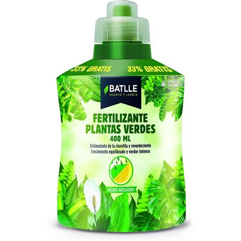 Abono Plantas Verdes 400 Ml Liquido Al Mejor Precio Envios 24 48h