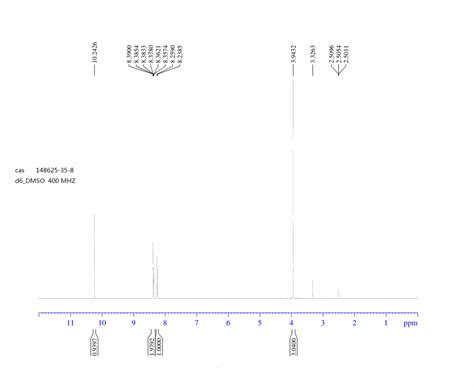 Methyl 3 Formyl 4 Nitrobenzoate148625 35 8 1h Nmr Spectrum