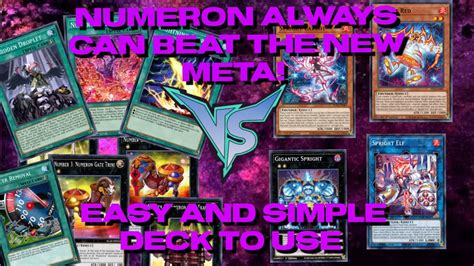 Easy And Simple Deck To Use Numeron Vs The New Meta Spright Best