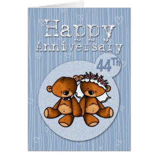 44th Anniversary Cards - Invitations, Greeting & Photo Cards | Zazzle