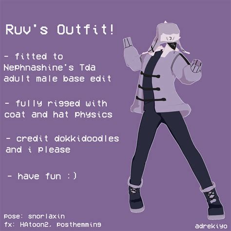 [MMD//FNF//DL] Ruv's Outfit by adrekiyo on DeviantArt