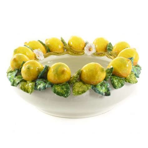 High Quality And User Assured Ceramiche Toscane Handmade Tuscan Lemon