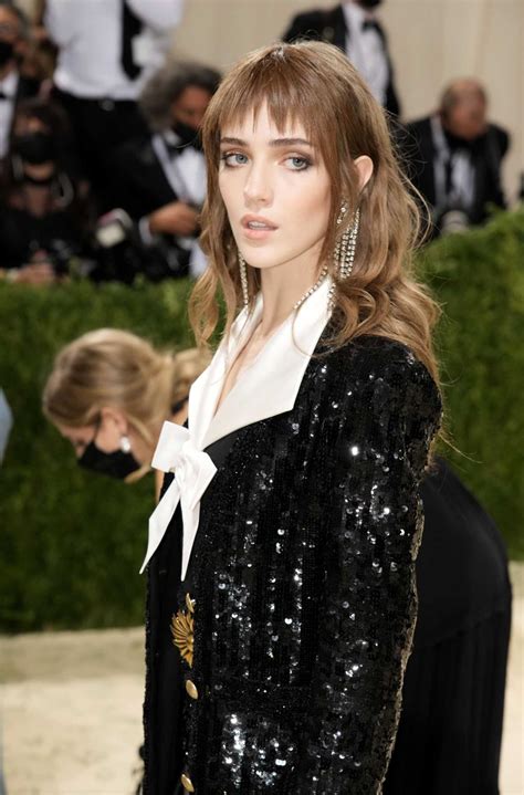 Talia Ryder Attends 2021 Met Gala In America: A Lexicon of Fashion at