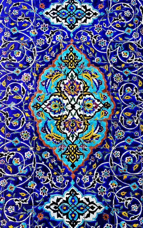 Persian blue tiles Photograph by Mahdie Rasi