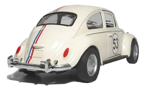 Carrinho De Ferro Fusca Clássico E Herbie Miniatura Coleção Mercado Livre