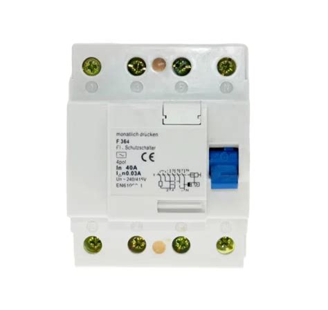 Electronic Magnetic F Series Rccb Earth Leakage Circuit Breaker F