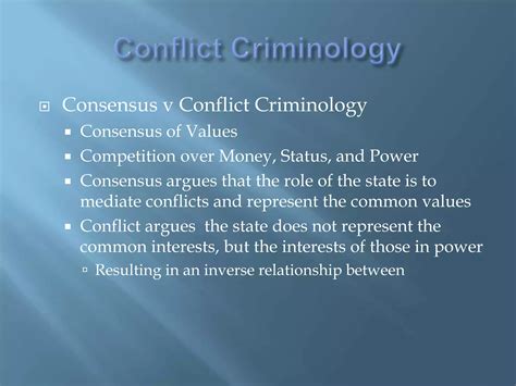 What Are The Conflict Theories