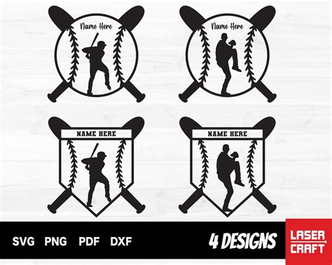 Personalized Baseball Svg Custom Name Baseball Svg Custom Player Name