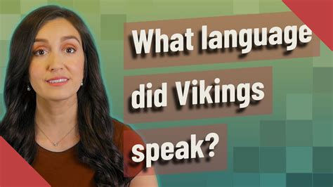 What Language Did Vikings Speak YouTube