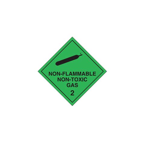 Hazardous Material Placards Label Non Flammable Non Toxic Shop Now