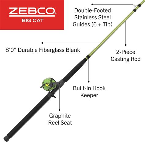 Zebco Big Cat Conventional Reel And Fishing Rod Combo Review Fish