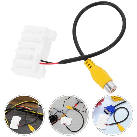 HOMEMAXS Backup Camera Wire Input Video Harness Reverse Rear White - Walmart.com