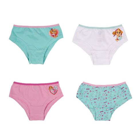 United Labels® Panty Paw Patrol Unterhose Für Mädchen Bunt 4er Pack