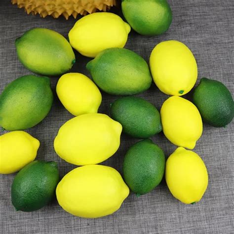 Simulation Cologique Citrons Faux Fruits R Alistes Pour Cran De Table