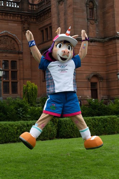 glasgow  commonwealth games mascot revealed  hilarious