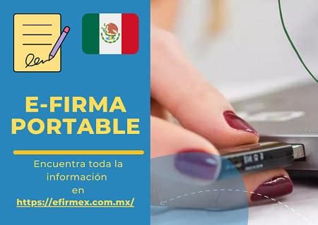 E firma Portable La firma electrónica en cualquier lugar y en