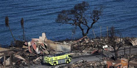 夏威夷毛伊島野火造成的死亡人數攀升至67人 Wsj